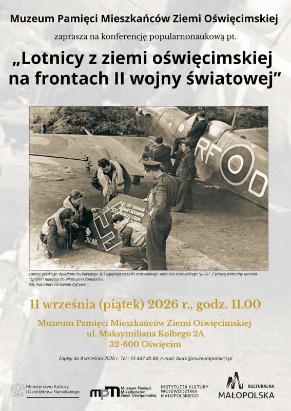 Konferencja pn. „Lotnicy z ziemi oświęcimskiej na frontach II wojny światowej”
