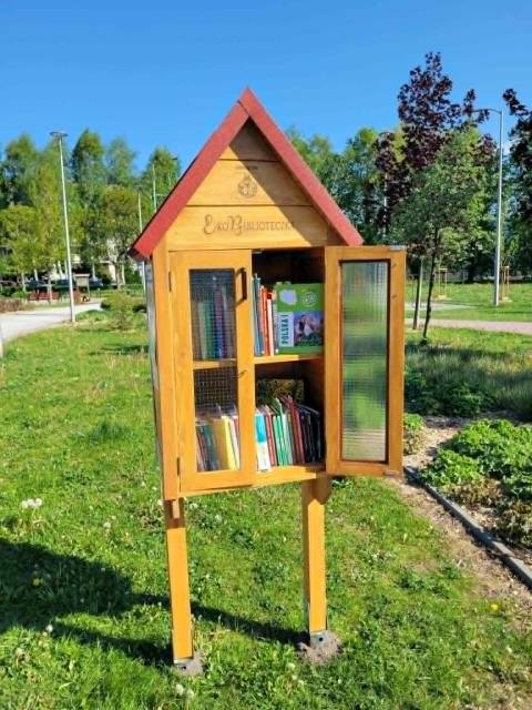 Ekobiblioteczka w Parku Zasole