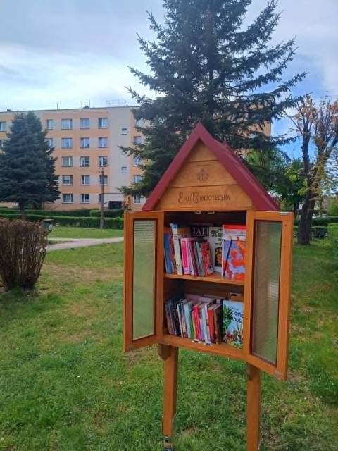 Ekobiblioteczka na Starych Stawach przy ul. Sadowej