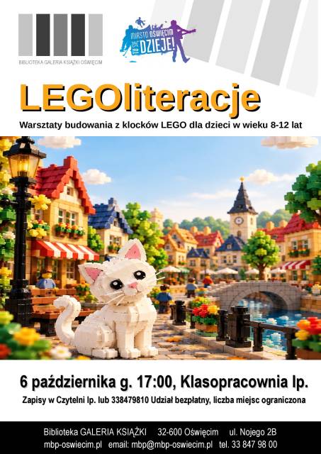 LEGOliteracje - warsztat budowania z klocków LEGO