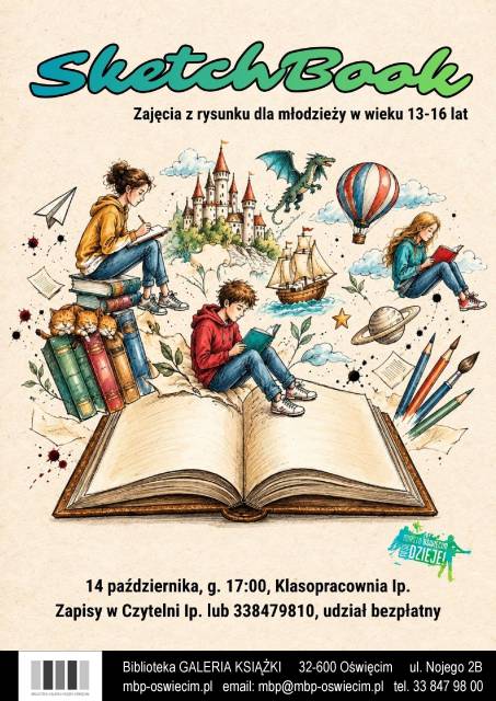 SketchBook - zajęcia z rysunku dla młodzieży
