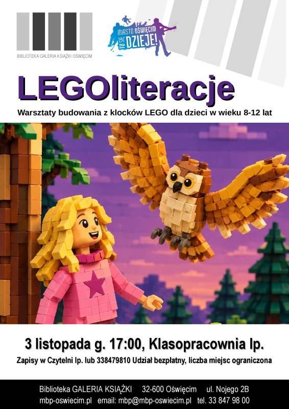 LEGOliteracje - warsztat budowania z klocków LEGO