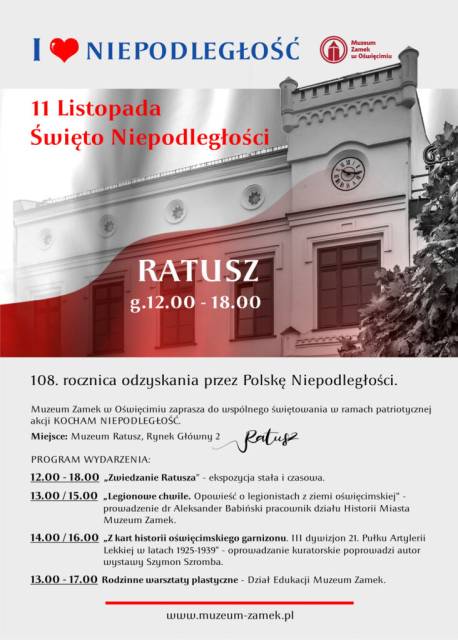 Kocham Niepodległość - atrakcje w Ratuszu