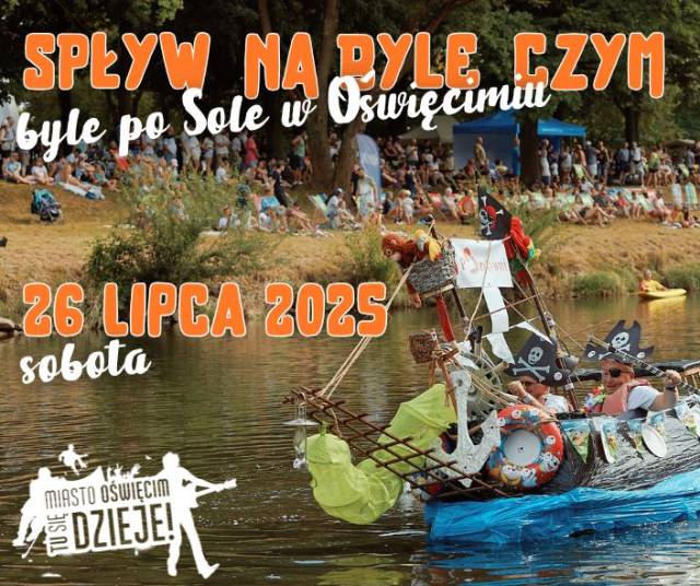 Spływ na byle czym - byle po Sole w Oświęcimiu