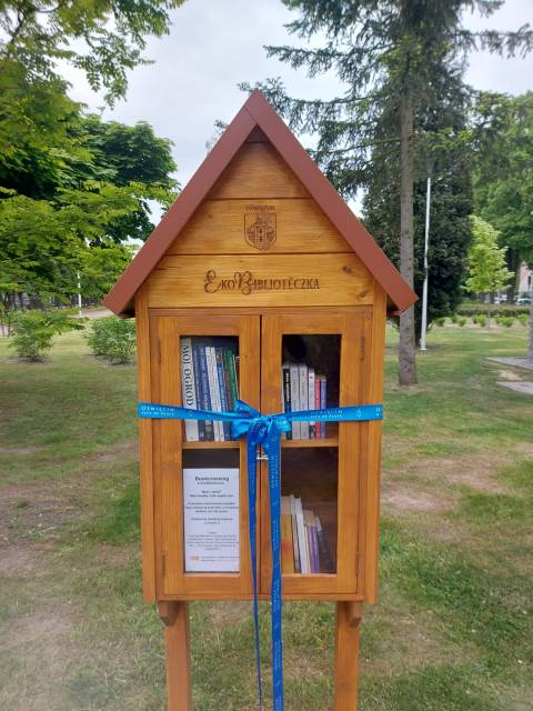 Ekobiblioteczka w Parku Pokoju