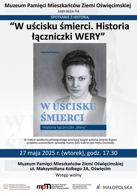 Spotkanie autorskie z Jolantą Kupiec – autorką książki pt. „W uścisku śmierci. 