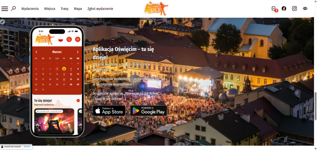 Oświęcim. Pobierz apkę i bądź na bieżąco z tym co dzieje się w mieście!