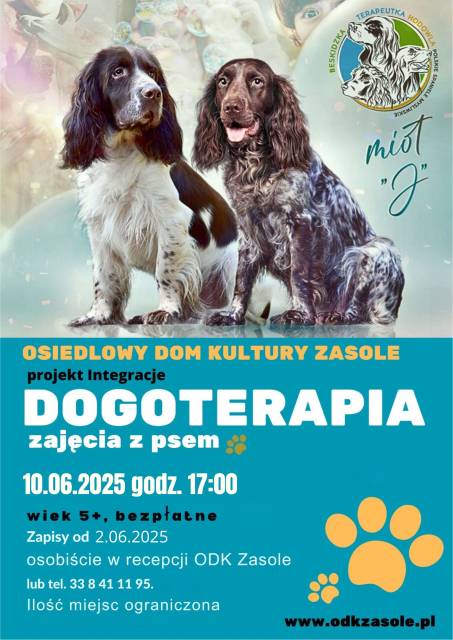 DOGOTERAPIA czyli zajęcia z psem dla dzieci w wieku 5+