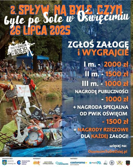Spływ na byle czym - byle po Sole w Oświęcimiu
