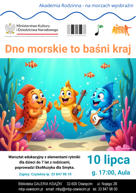 Dno morskie to baśni kraj